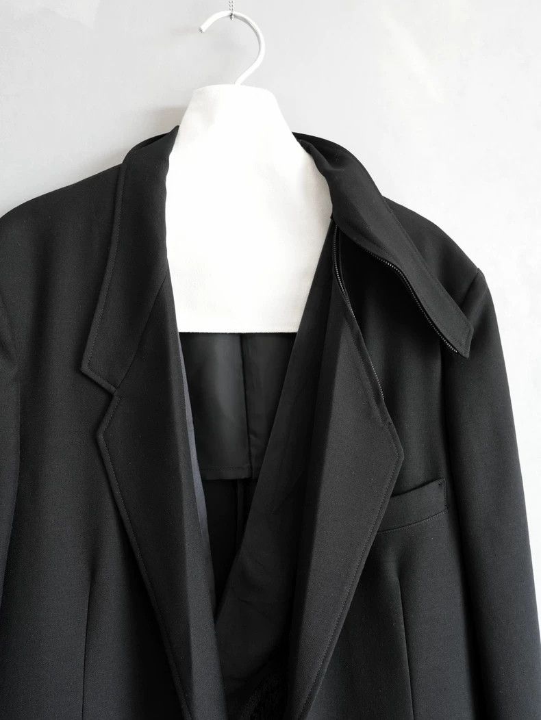 Yohji Yamamoto Yohji Yamamoto Double Layered Coat-dmc Size US M / EU 48-50 / 2 - 7 Thumbnail