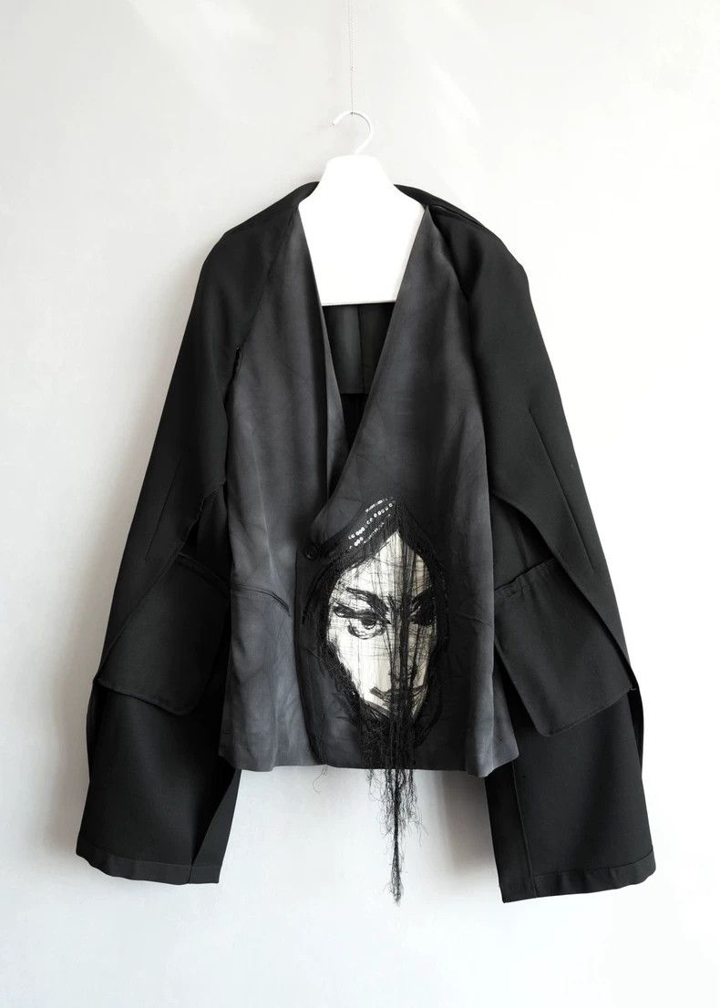Yohji Yamamoto Yohji Yamamoto Double Layered Coat-dmc Size US M / EU 48-50 / 2 - 5 Thumbnail