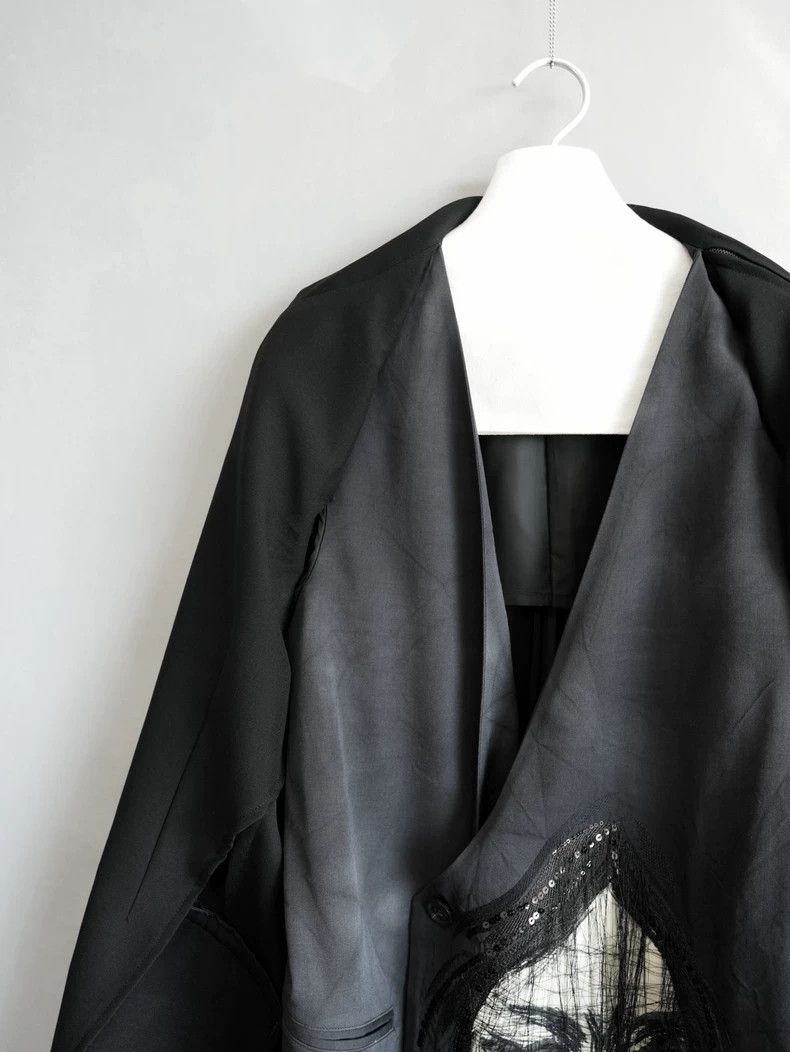 Yohji Yamamoto Yohji Yamamoto Double Layered Coat-dmc Size US M / EU 48-50 / 2 - 8 Thumbnail