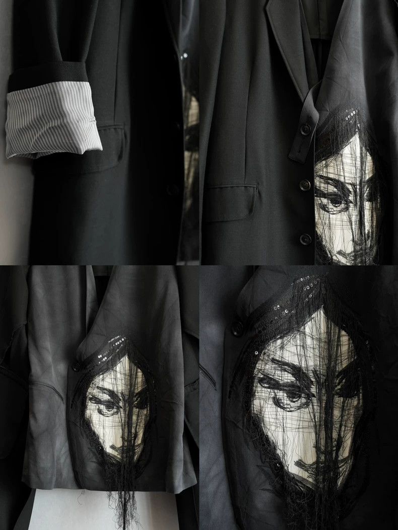 Yohji Yamamoto Yohji Yamamoto Double Layered Coat-dmc Size US M / EU 48-50 / 2 - 6 Thumbnail