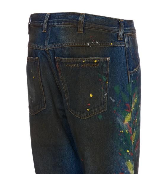 Vivienne Westwood VIVIENNE WESTWOOD Men Denim Pants 3902000N W0161O305 Blue Size US 33 - 3 Thumbnail
