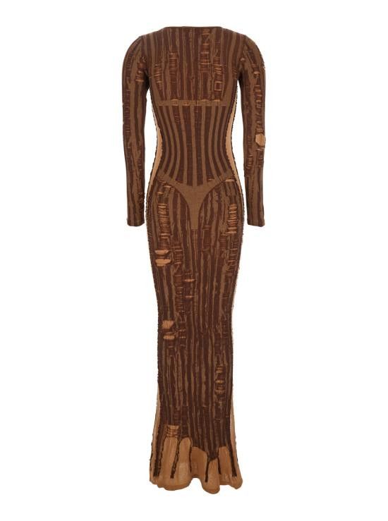 Diesel DIESEL Women Long Skirts A181250BJBI7DG Brown Size M / US 6-8 / IT 42-44 - 2 Thumbnail