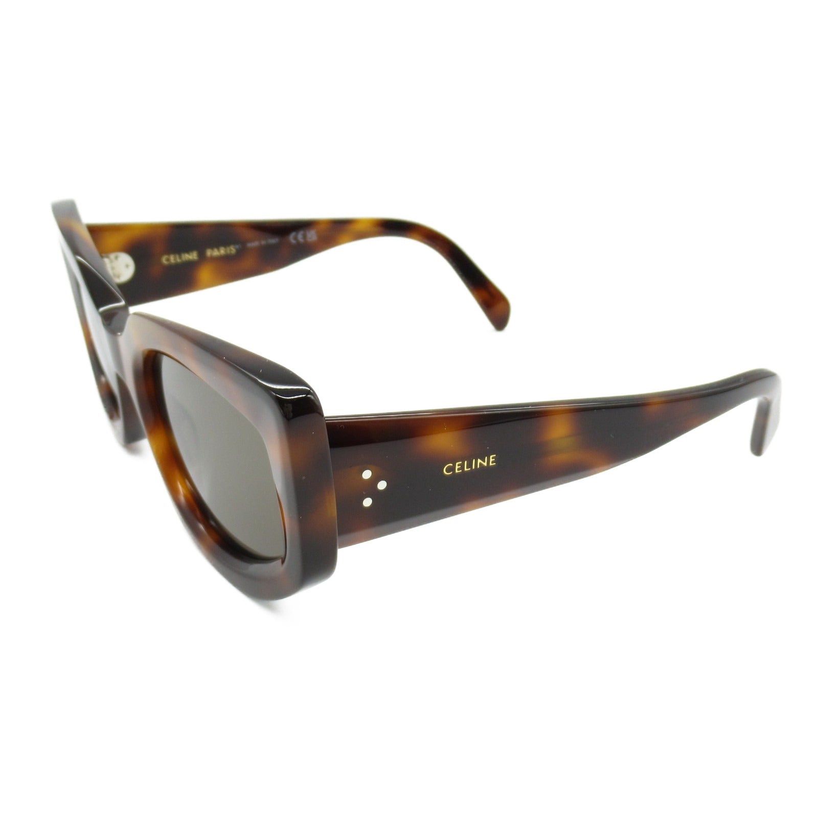 Celine Celine Sunglasses Others Brown Tortoiseshell Pattern Size ONE SIZE - 2 Thumbnail