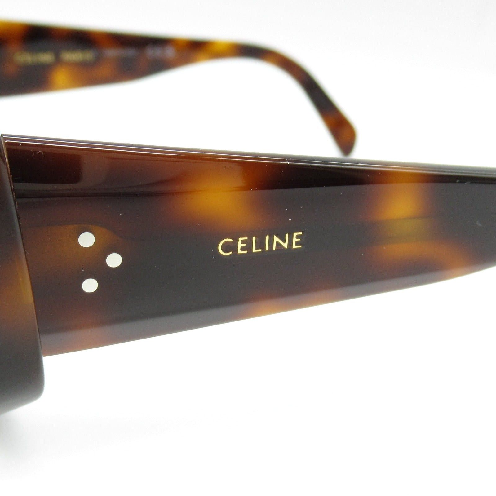 Celine Celine Sunglasses Others Brown Tortoiseshell Pattern Size ONE SIZE - 4 Thumbnail