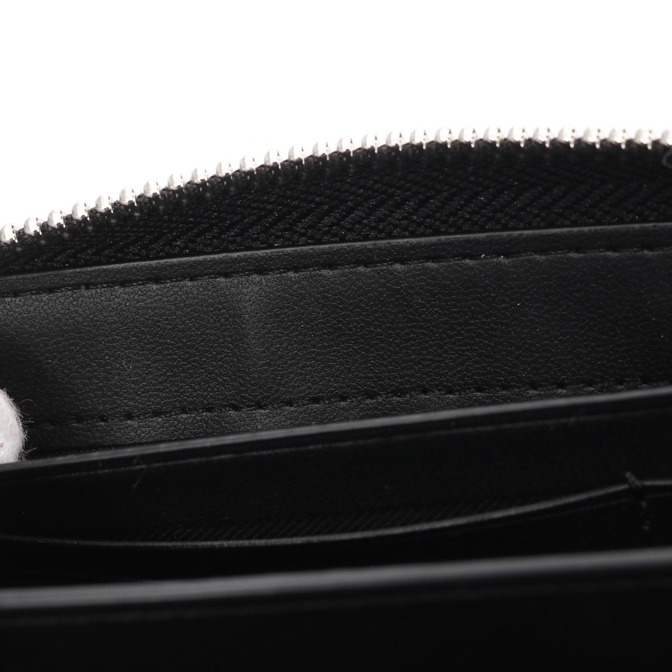 Kate Spade Kate Spade Ella Large Continental Wallet Round Zipper Long Glitter Leather Black Size ONE SIZE - 5 Thumbnail