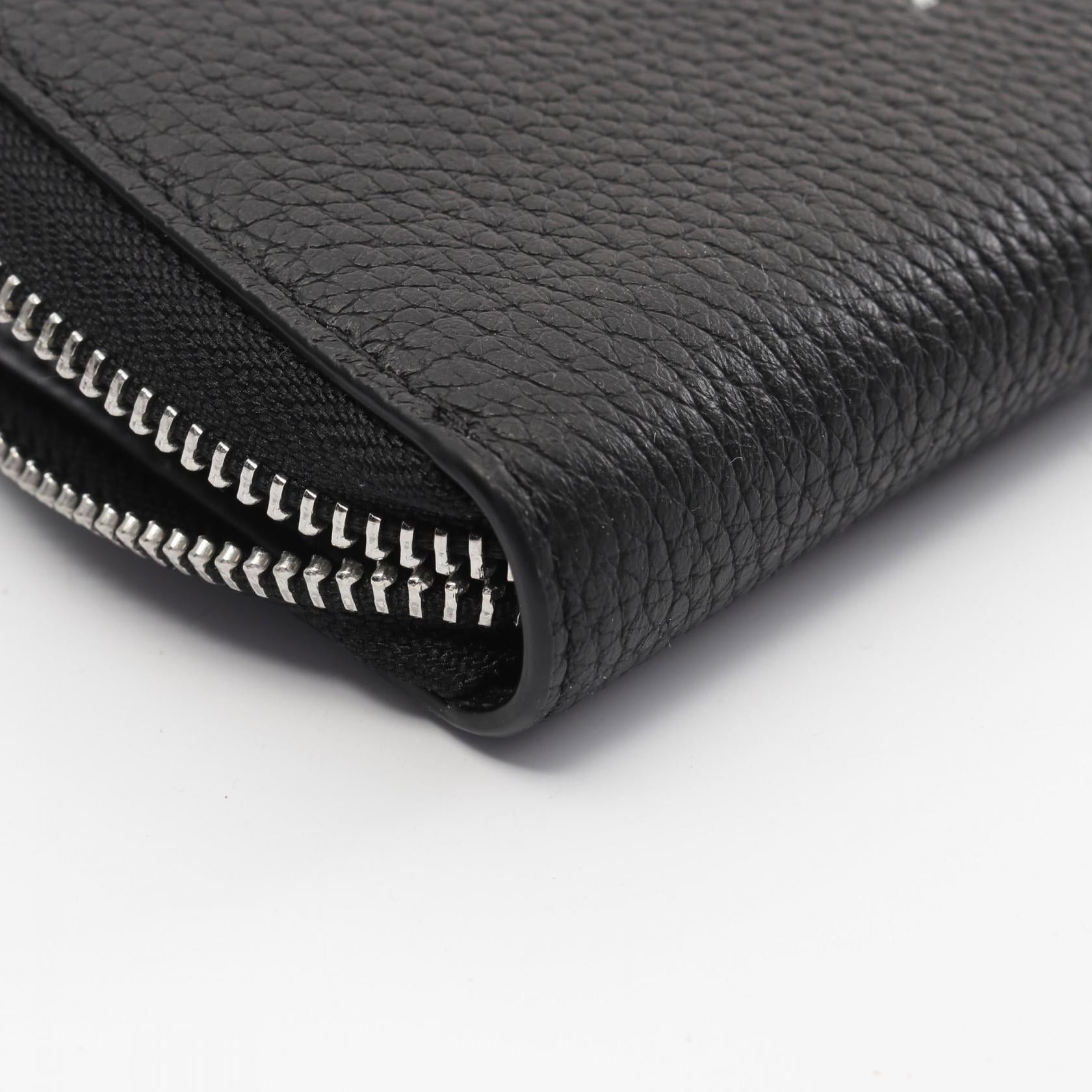 Kate Spade Kate Spade Ella Large Continental Wallet Round Zipper Long Glitter Leather Black Size ONE SIZE - 6 Thumbnail