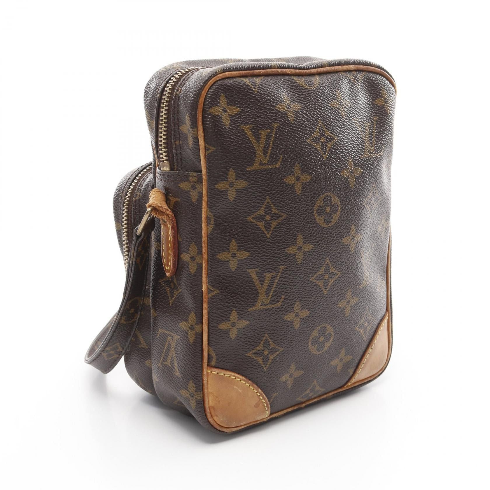 Louis Vuitton Louis Vuitton Amazon Monogram Shoulder Bag Leather Brown Size ONE SIZE - 2 Thumbnail