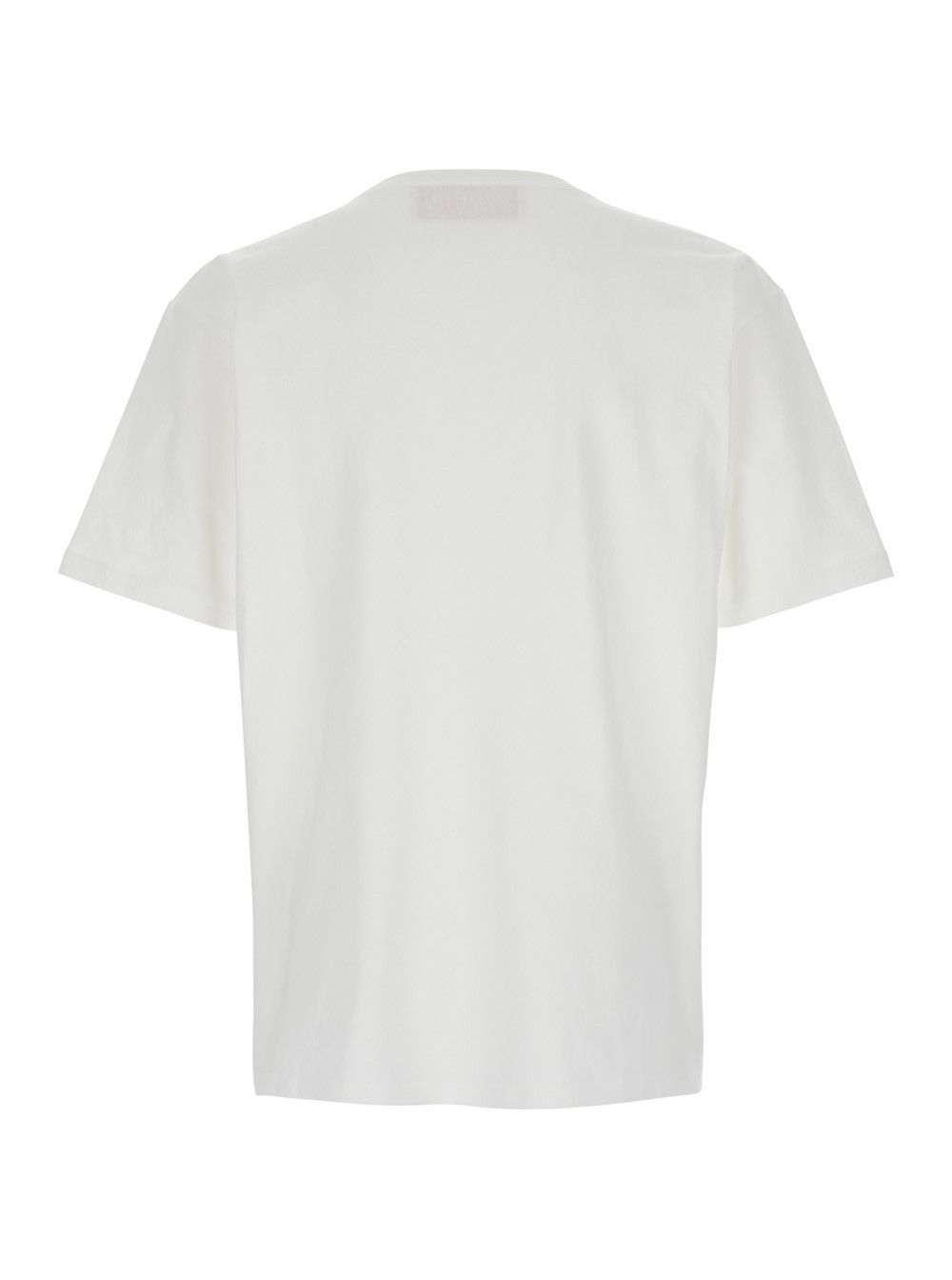 Valentino 'Chez' White Crewneck T-Shirt with Maxi Logo Print on the Front in Cotton Man Size US L / EU 52-54 / 3 - 2 Thumbnail
