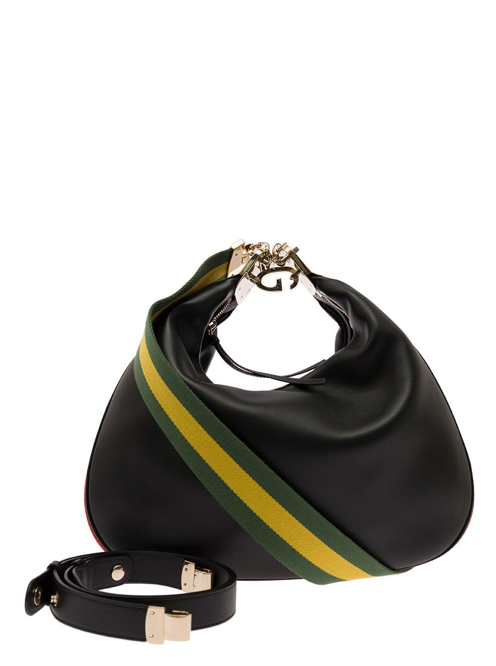 Gucci 'Large Attache' Black Crossbody Bag with G Hook Closure in Leather Man Size ONE SIZE - 5 Thumbnail