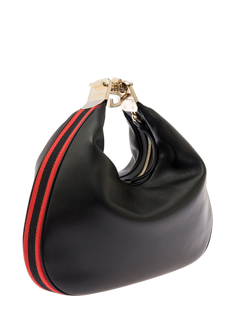 Gucci 'Large Attache' Black Crossbody Bag with G Hook Closure in Leather Man Size ONE SIZE - 2 Thumbnail