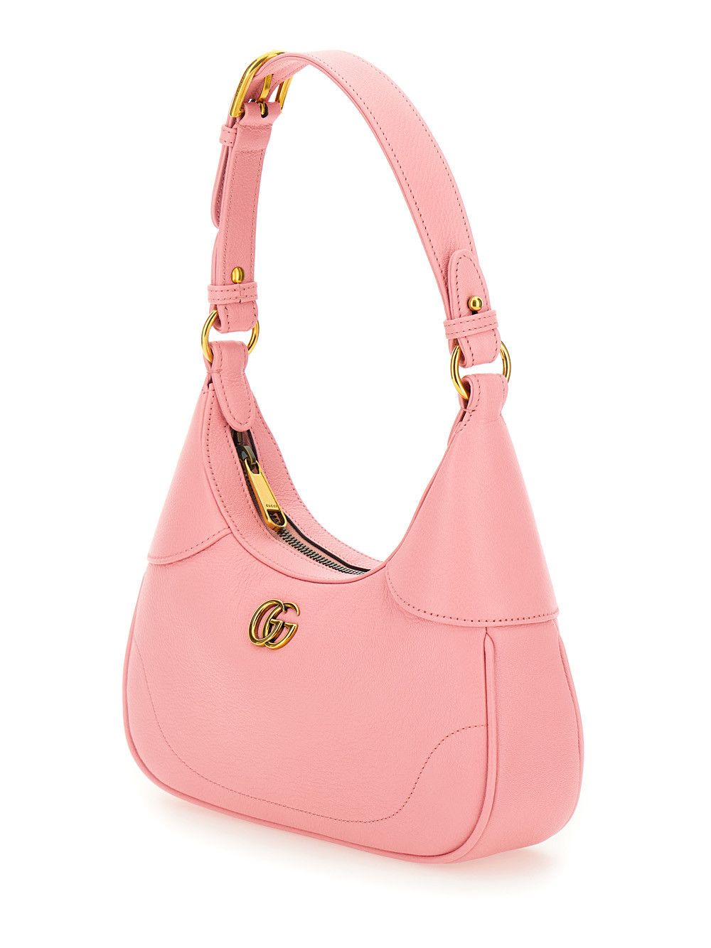 Gucci 'Aphrodite Small' Pink Shoulder Bag in Leather Woman Size ONE SIZE - 2 Thumbnail