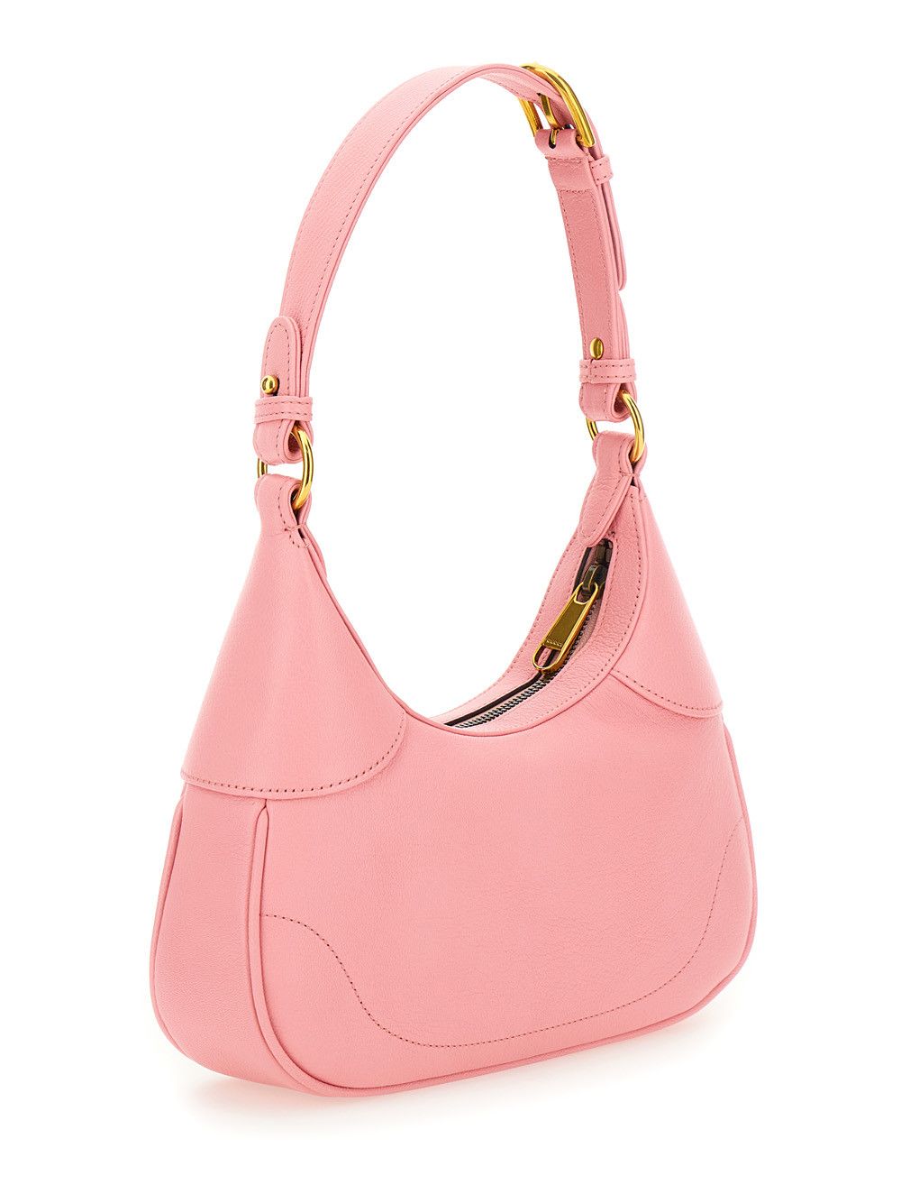 Gucci 'Aphrodite Small' Pink Shoulder Bag in Leather Woman Size ONE SIZE - 3 Thumbnail