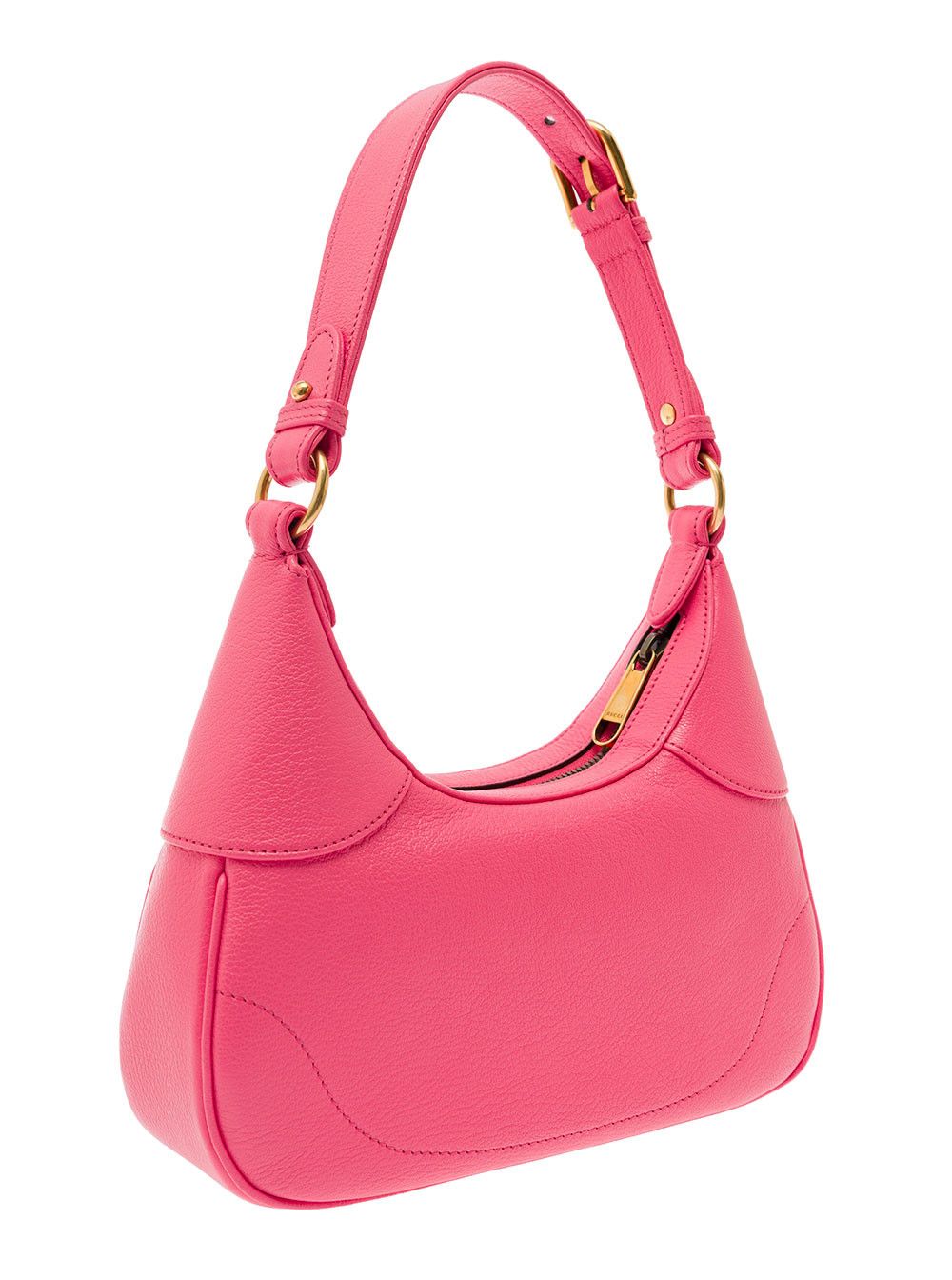 Gucci Small Pink Aphrodite Shoulder Bag in Leather Woman Size ONE SIZE - 2 Thumbnail