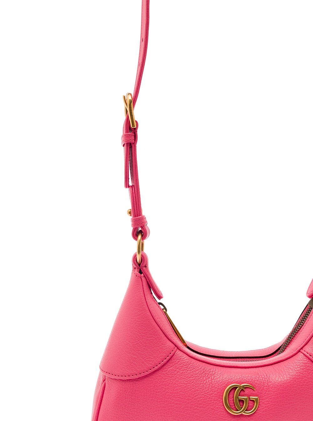 Gucci Small Pink Aphrodite Shoulder Bag in Leather Woman Size ONE SIZE - 3 Thumbnail