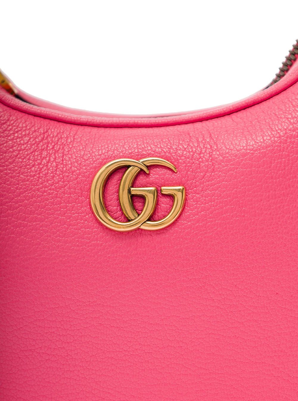 Gucci Small Pink Aphrodite Shoulder Bag in Leather Woman Size ONE SIZE - 4 Thumbnail