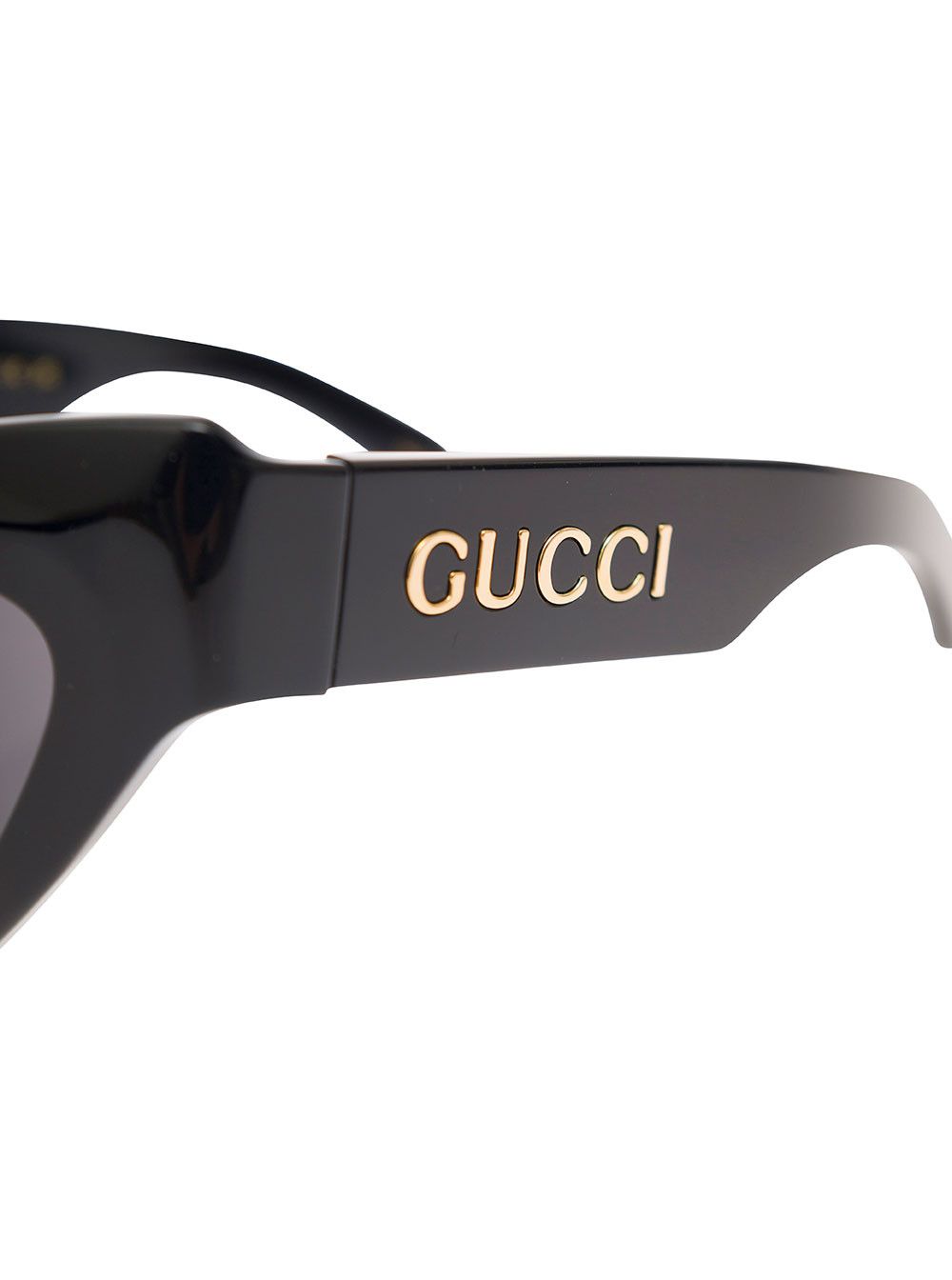 Gucci 'GG1294S' Black Cat-Eye Sunglasses with Logo Lettering in Shiny Acetate Woman Size ONE SIZE - 3 Thumbnail