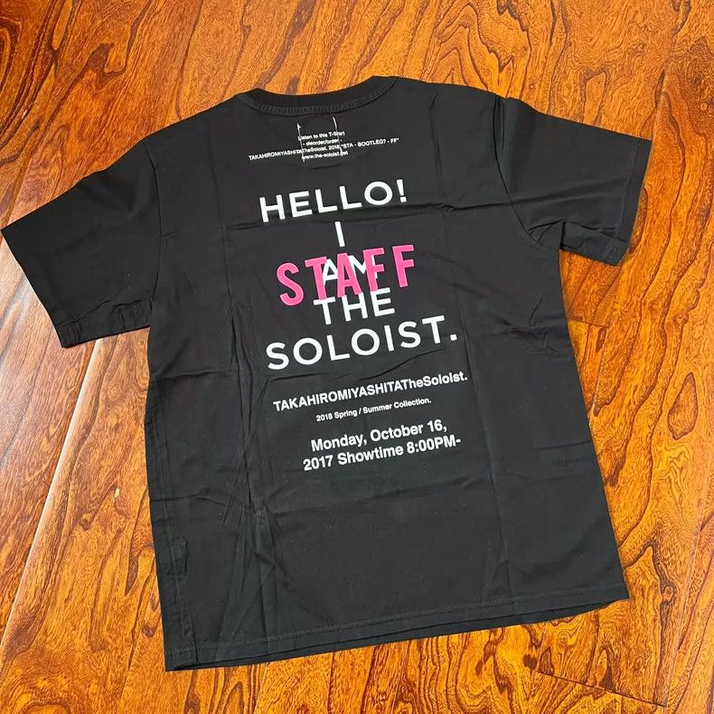 Takahiromiyashita The Soloist. Black Short Sleeve Poster Tee Size US M / EU 48-50 / 2 - 2 Thumbnail