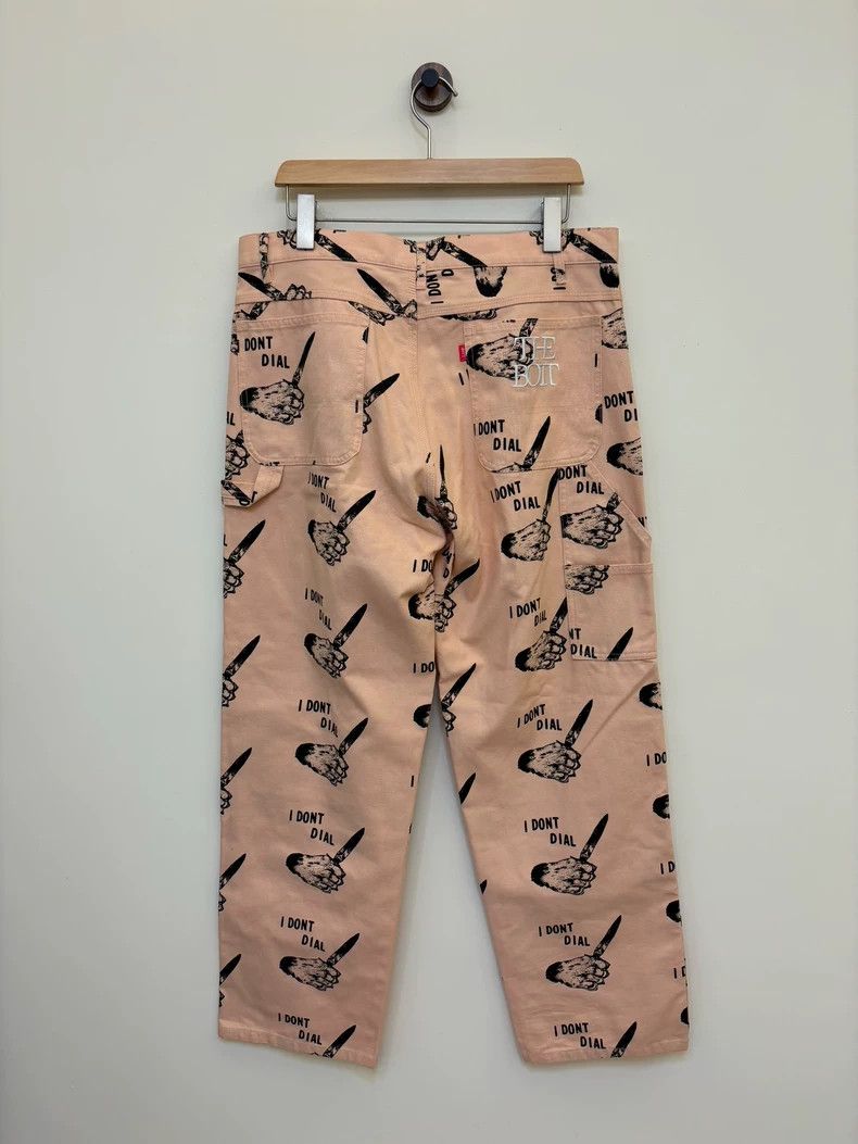 Bottega Veneta Pink Printed Lumber Pants Size US 34 / EU 50 - 6 Thumbnail