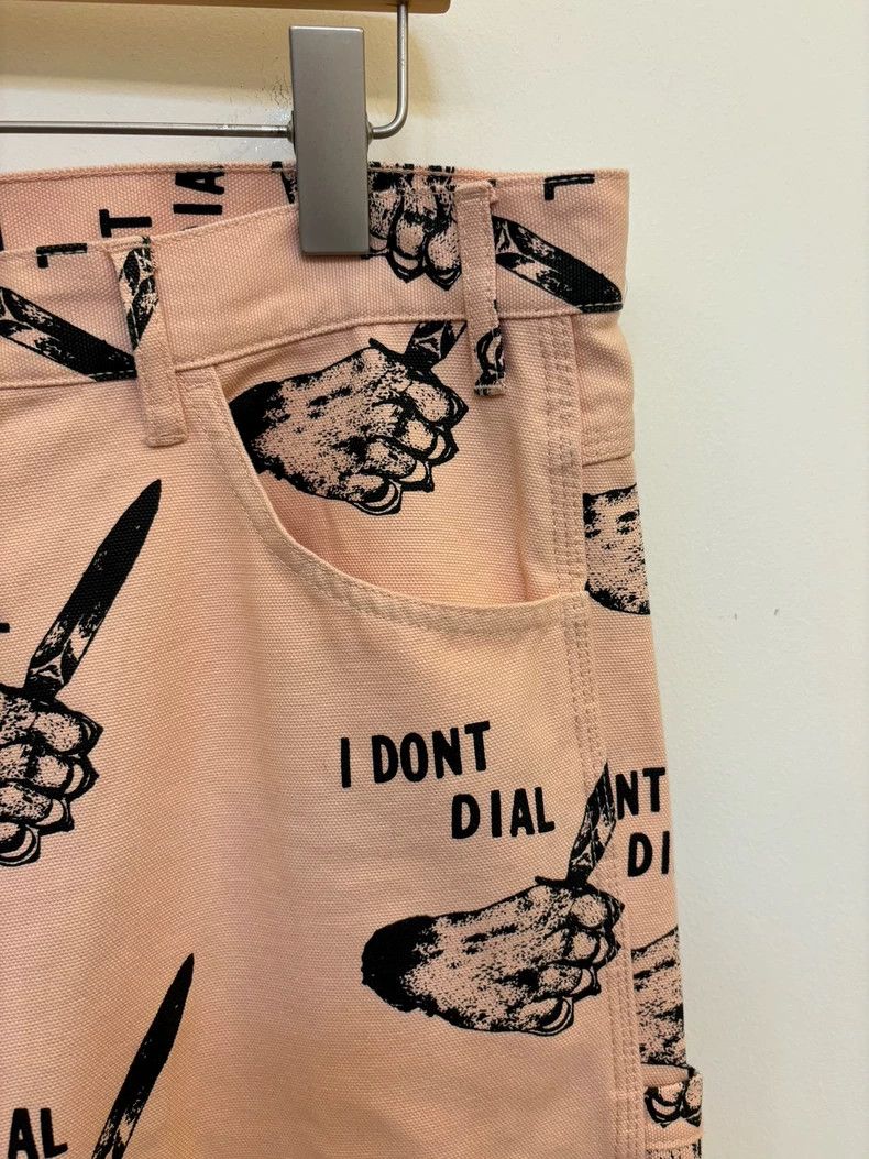 Bottega Veneta Pink Printed Lumber Pants Size US 34 / EU 50 - 3 Thumbnail