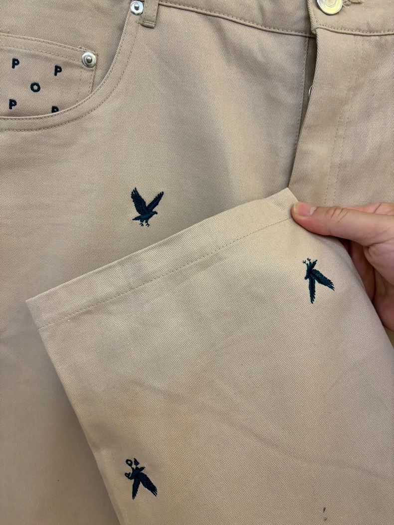 Pop Trading Company Pop Trading Company Embroidered Pants Size US 34 / EU 50 - 5 Thumbnail