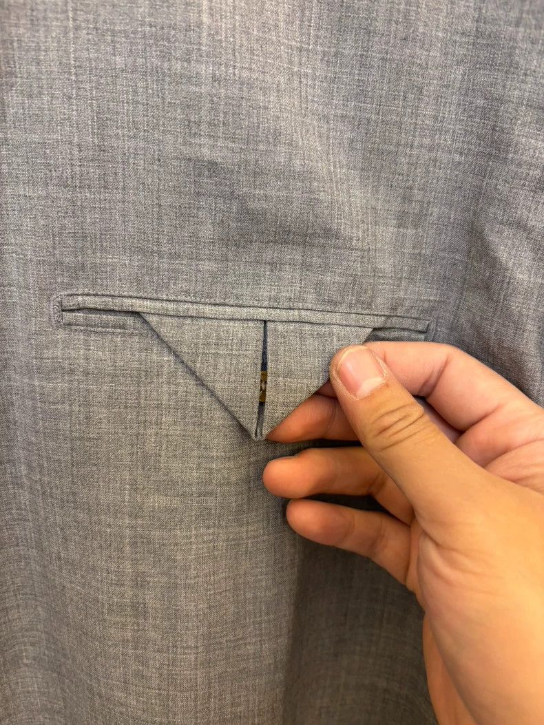 Japanese Brand Stylish Grey Wool Shirt from Japanese Brand Size US M / EU 48-50 / 2 - 4 Thumbnail