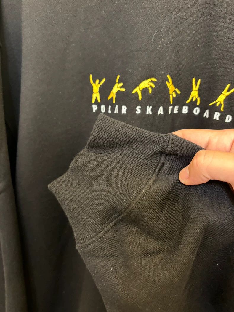 Paul Harnden Shoemakers Polar Embroidered Black Sweatshirt Size US L / EU 52-54 / 3 - 6 Thumbnail