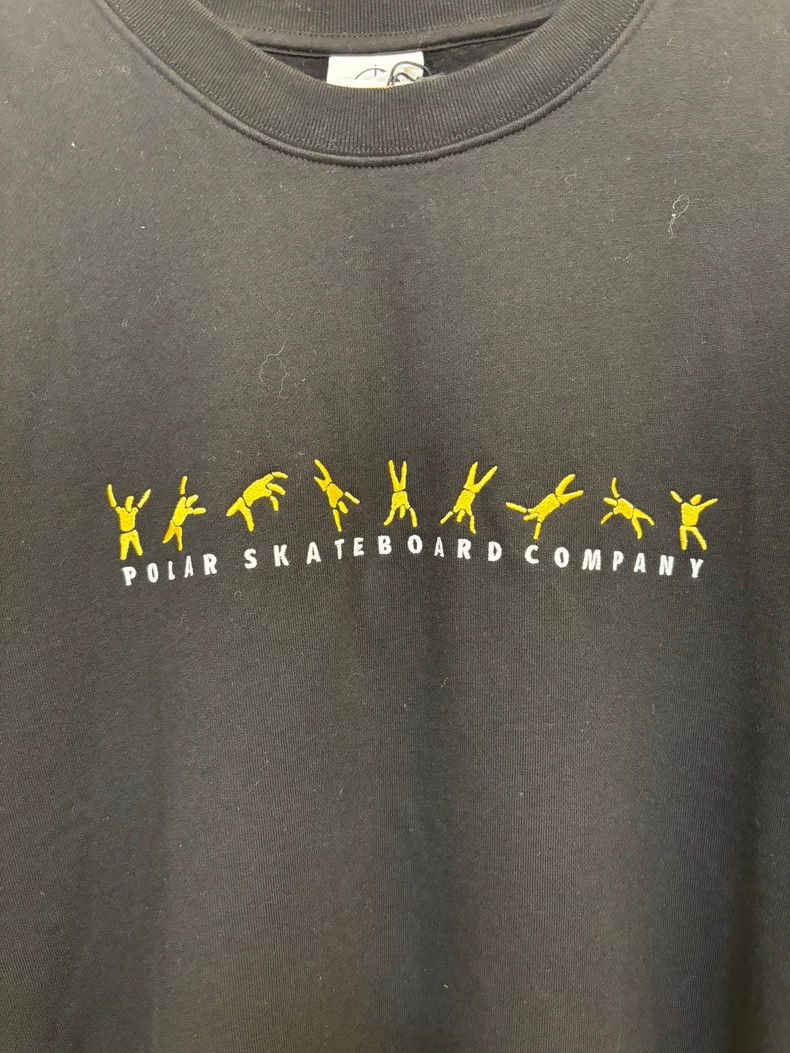 Paul Harnden Shoemakers Polar Embroidered Black Sweatshirt Size US L / EU 52-54 / 3 - 3 Thumbnail