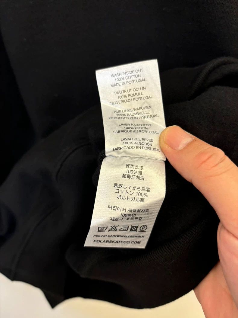 Paul Harnden Shoemakers Polar Embroidered Black Sweatshirt Size US L / EU 52-54 / 3 - 7 Thumbnail