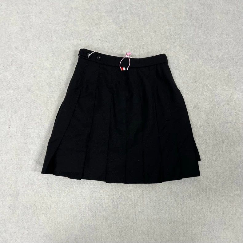Thom Browne Thom Browne Black Wool Pleated Skirt-dmc Size 38" / US 16 / IT 52 - 4 Thumbnail