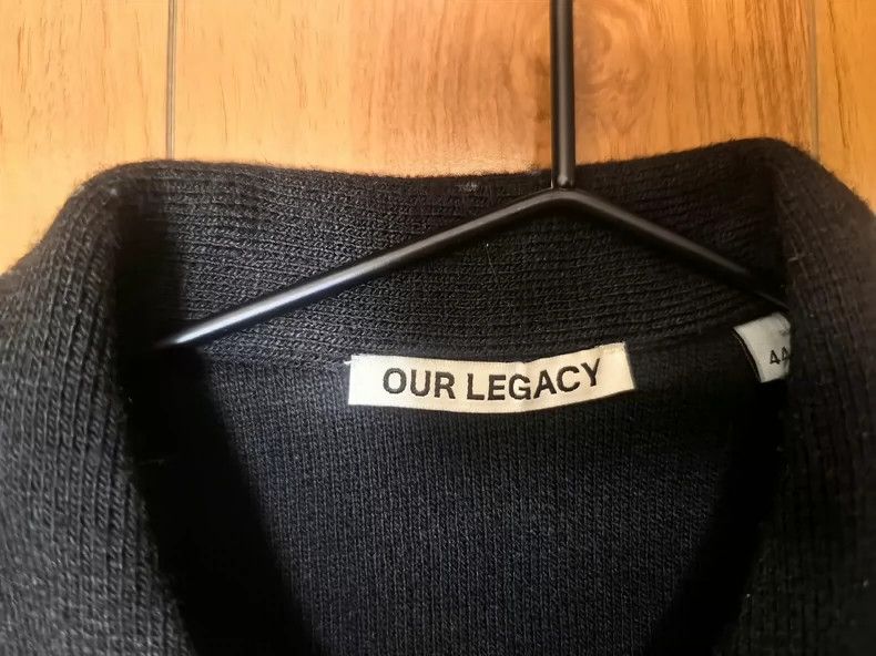 Our Legacy Our Legacy Black Wool Polo Sweater-dmc Size US XXL / EU 58 / 5 - 3 Thumbnail