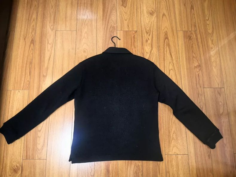 Our Legacy Our Legacy Black Wool Polo Sweater-dmc Size US XXL / EU 58 / 5 - 2 Thumbnail