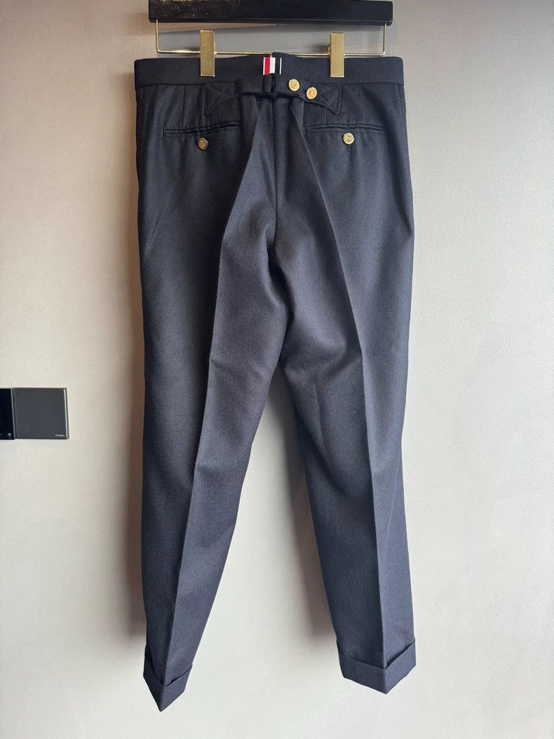 Thom Browne Classic Blue Thom Browne Trousers-dmc Size US 26 / EU 42 - 2 Thumbnail