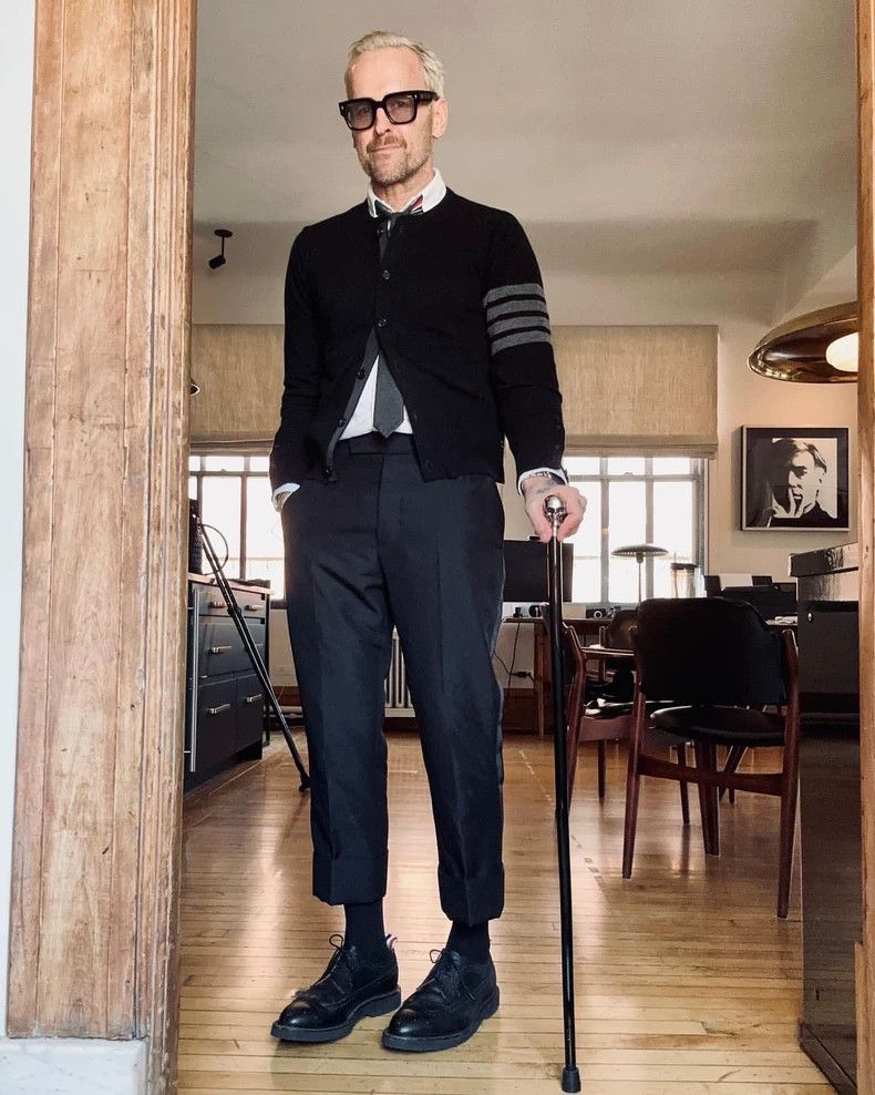Thom Browne Classic Blue Thom Browne Trousers-dmc Size US 26 / EU 42 - 6 Thumbnail