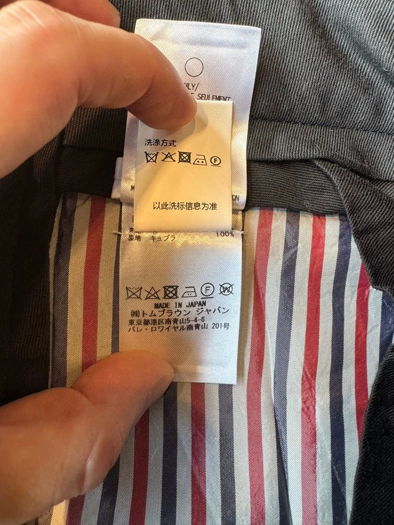 Thom Browne Classic Blue Thom Browne Trousers-dmc Size US 26 / EU 42 - 4 Thumbnail