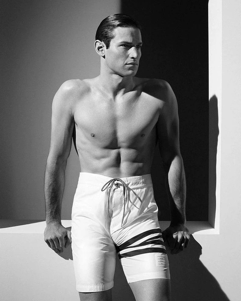 Thom Browne Thom Browne Swim Shorts with Black Stripes-dmc Size US 26 / EU 42 - 8 Thumbnail