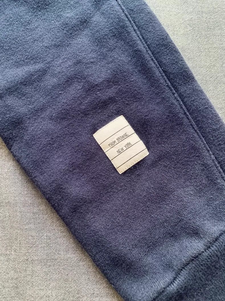 Thom Browne Thom Browne Stripe Sweatpants in Navy Blue-dmc Size US 26 / EU 42 - 3 Thumbnail