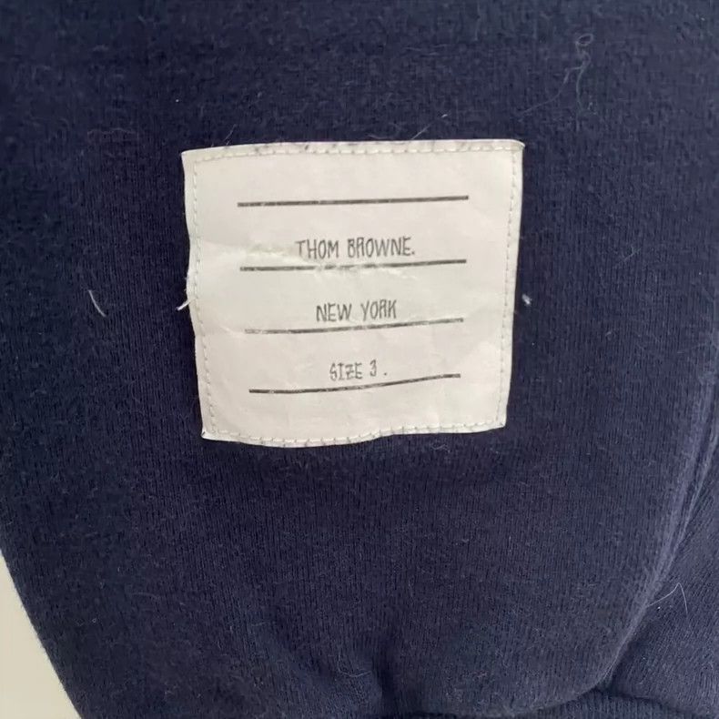 Thom Browne Navy Stripe Sweatpants by Thom Browne-dmc Size US 26 / EU 42 - 3 Thumbnail