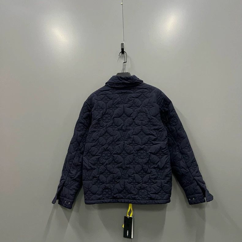 Louis Vuitton Louis Vuitton Navy Quilted Jacket-dmc Size US XXL / EU 58 / 5 - 2 Thumbnail