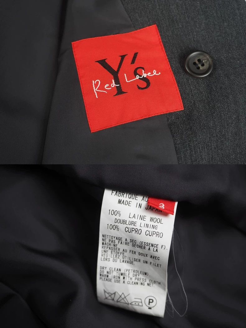 Y's Y's Women Dark Gray Wool Blazer-dmc Size M / US 6-8 / IT 42-44 - 6 Thumbnail