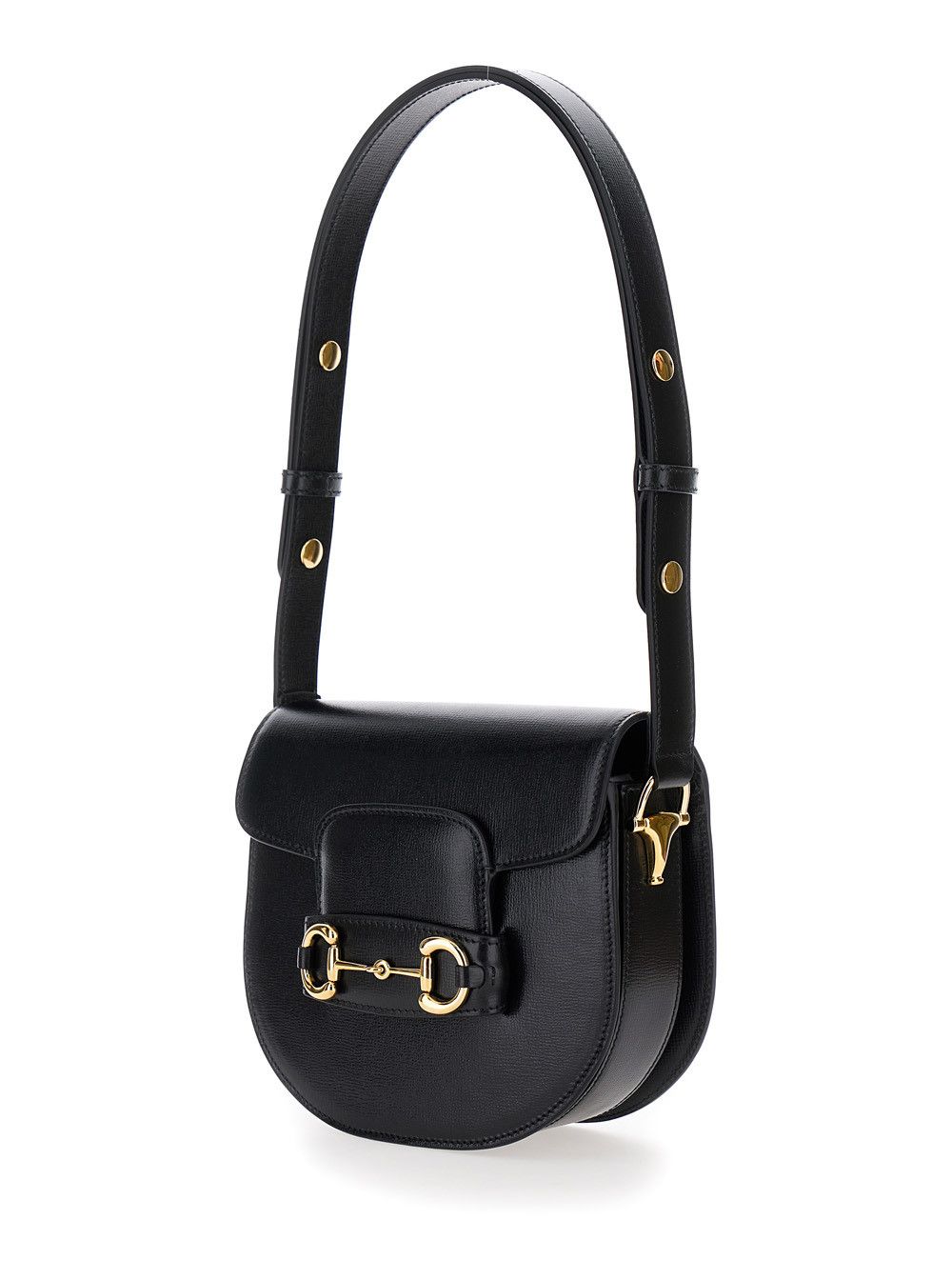 Gucci 'Gucci Horsebit 1955' Mini Black Shoulder Bag with Horsebit Detail in Leather Woman Size ONE SIZE - 2 Thumbnail