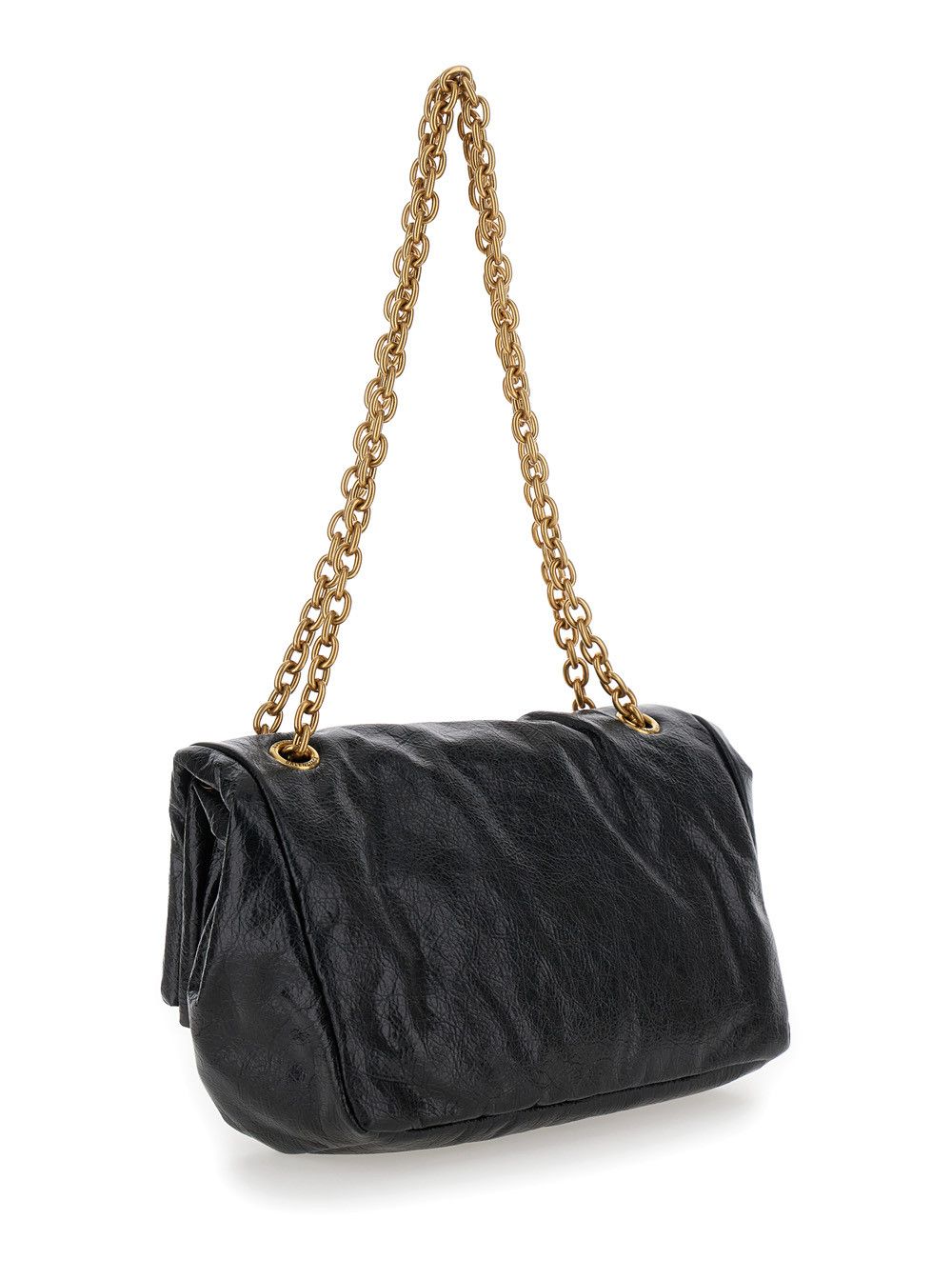 Balenciaga 'Monaco chain' Black Shoulder Bag in Leather Woman Size ONE SIZE - 3 Thumbnail