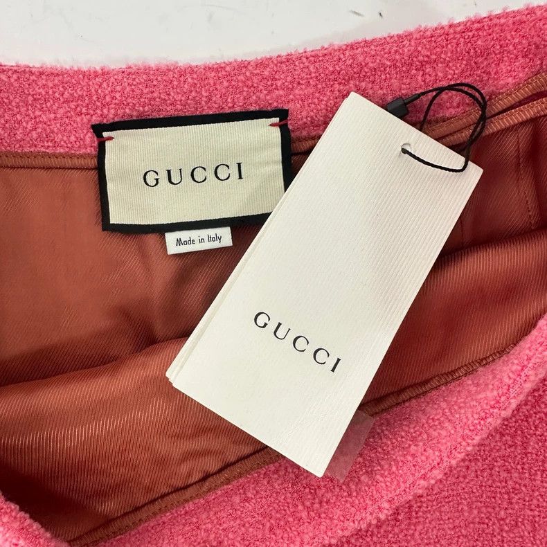 Gucci Pink Mini A-Line Skirt from Gucci-dmc Size 26" / US 2 / IT 38 - 3 Thumbnail