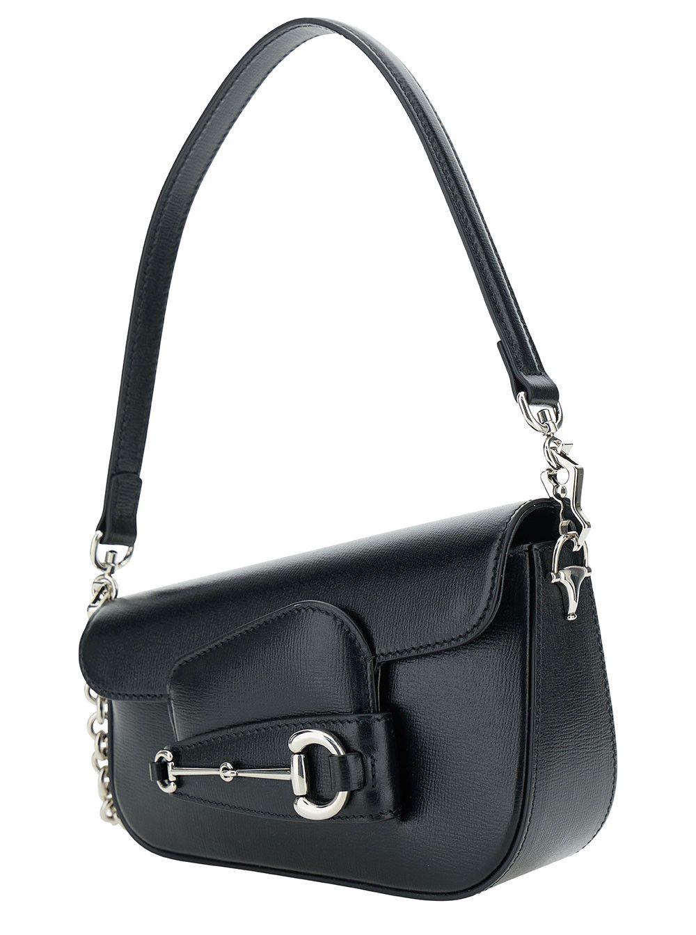 Gucci 'Gucci Horsebit 1955 Mini' Black Shoulder Bag with Horsebit Detail in Leather Woman Size ONE SIZE - 2 Thumbnail