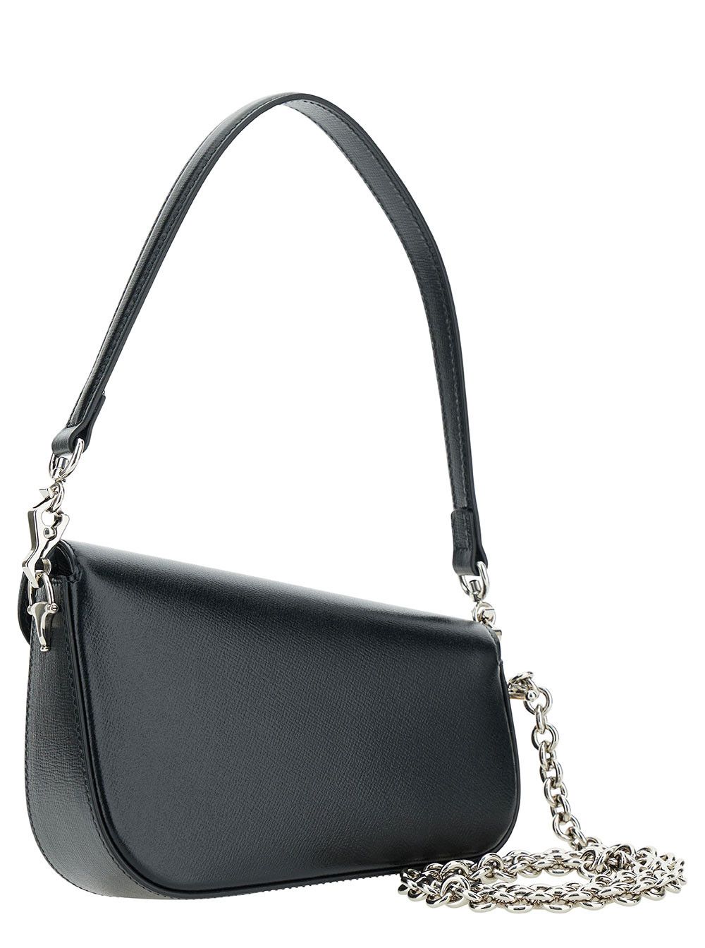 Gucci 'Gucci Horsebit 1955 Mini' Black Shoulder Bag with Horsebit Detail in Leather Woman Size ONE SIZE - 3 Thumbnail