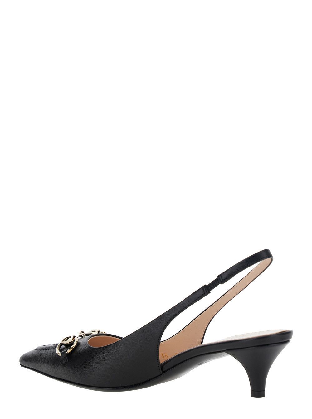 Gucci 'Erin' Black Pumps with Horsebit Detail in Leather Woman Size US 8.5 / IT 38.5 - 3 Thumbnail