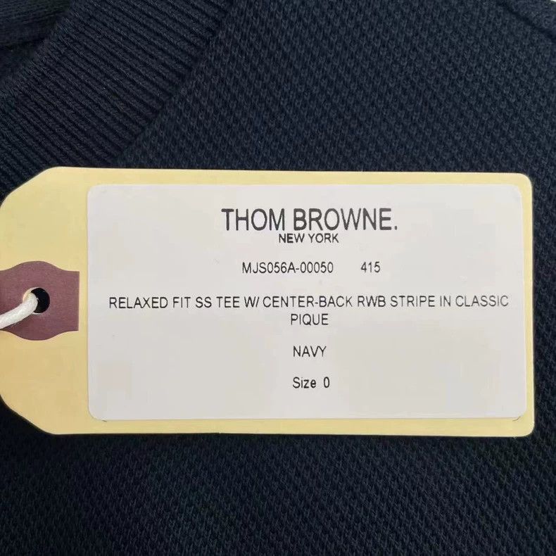 Thom Browne Thom Browne Navy Short Sleeve Shirt-dmc Size US M / EU 48-50 / 2 - 5 Thumbnail