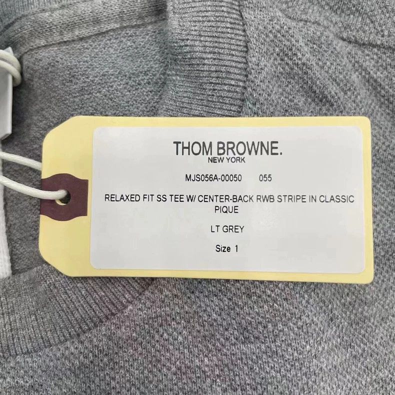 Thom Browne Thom Browne Gray Short Sleeve T-Shirt-dmc Size US M / EU 48-50 / 2 - 6 Thumbnail