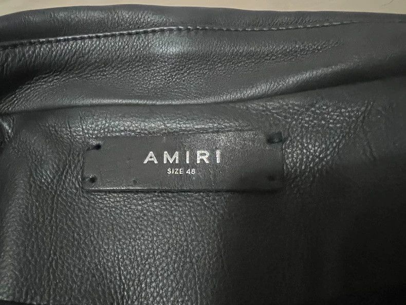 Amiri Amiri Limited Edition Leather Motorcycle Jacket-dmc Size US M / EU 48-50 / 2 - 4 Thumbnail