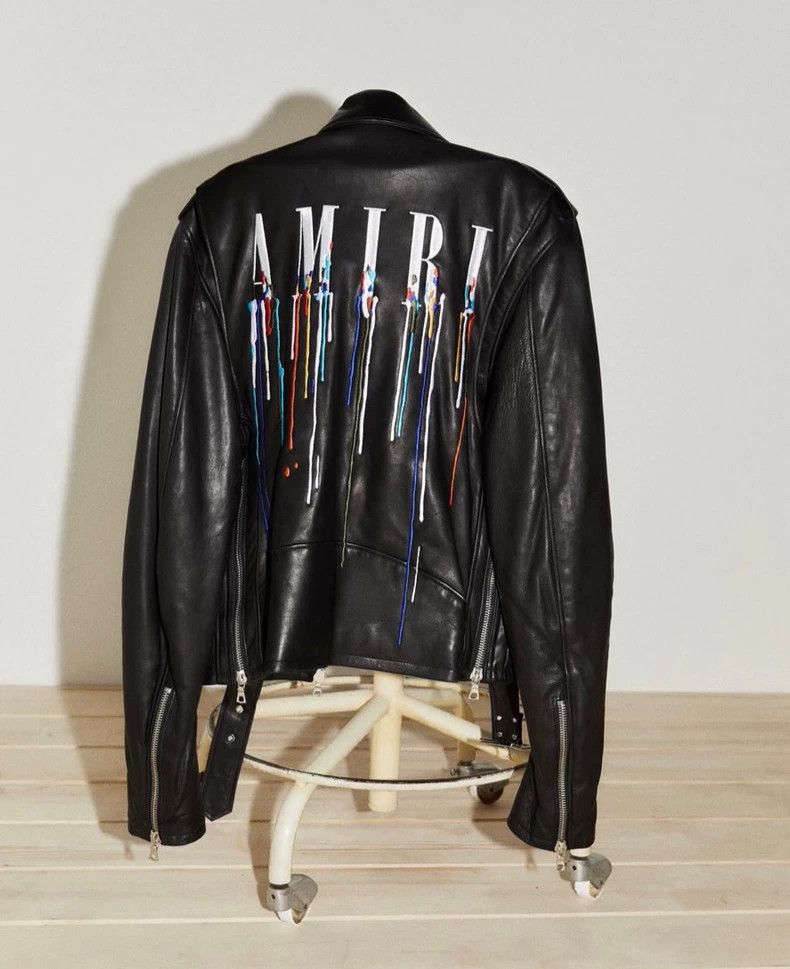 Amiri Amiri Limited Edition Leather Motorcycle Jacket-dmc Size US M / EU 48-50 / 2 - 7 Thumbnail