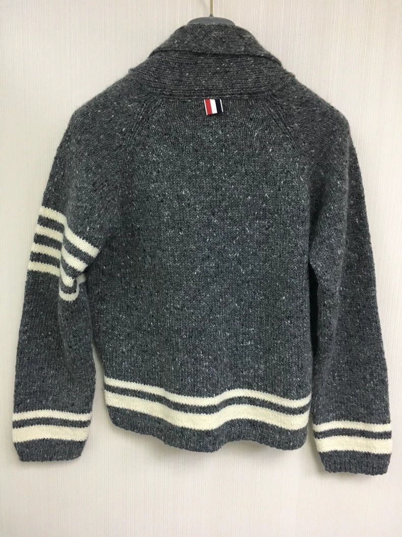 Thom Browne Thom Browne Knit Cardigan with Stripes-dmc Size US S / EU 44-46 / 1 - 7 Thumbnail